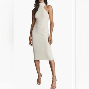 Reiss Cashmere Wool Turtleneck Sleeveless Sweater Dress Size M